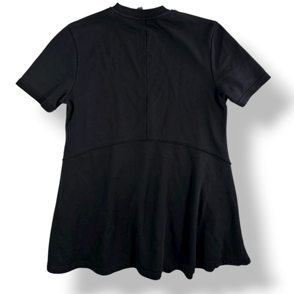 SWEATY BETTY Anthro Revive Mini Pullover T-Shirt Sweater Dress Black XL - Picture 5 of 9
